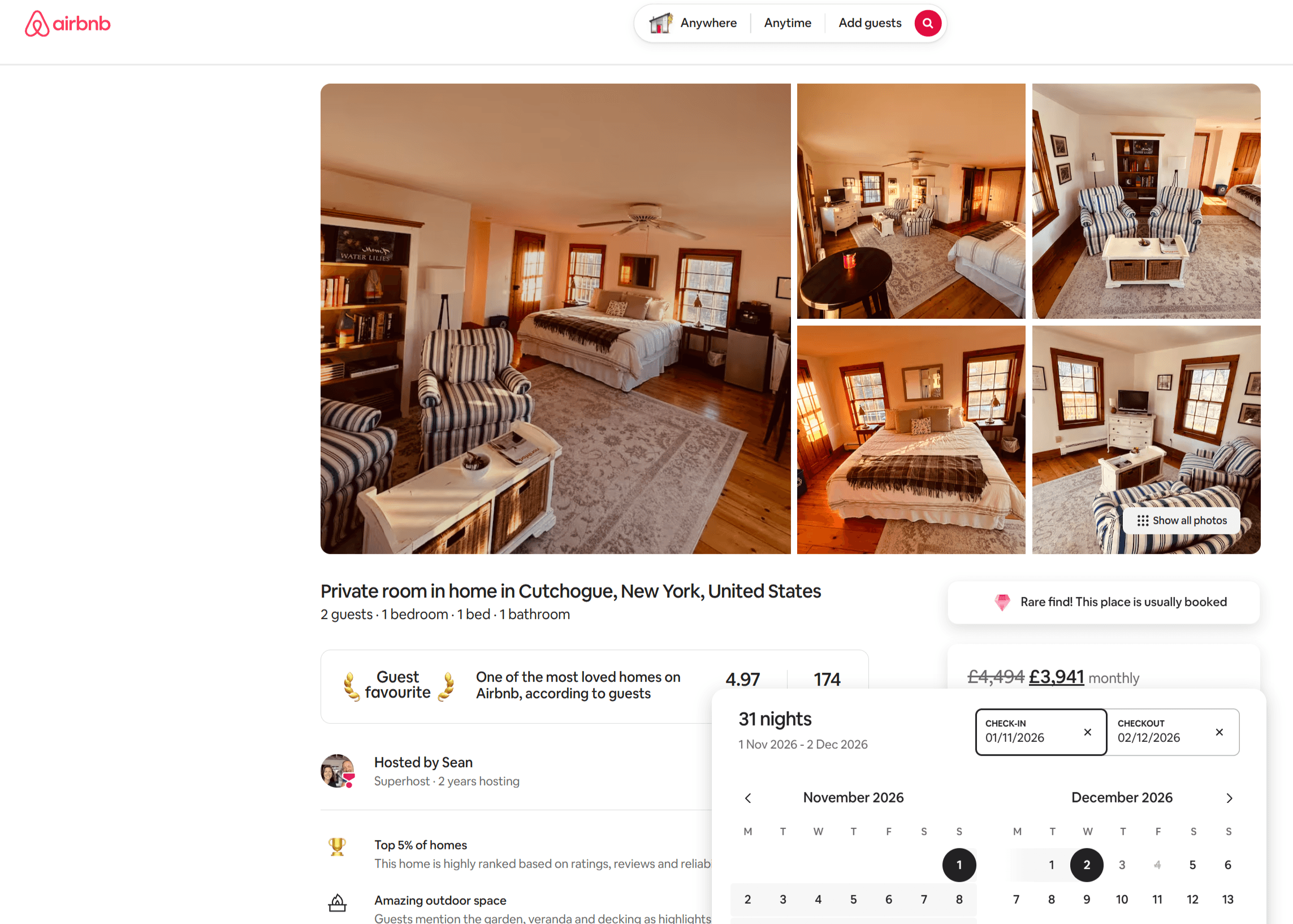 Airbnb 60-Day Forward Pricing Scraper