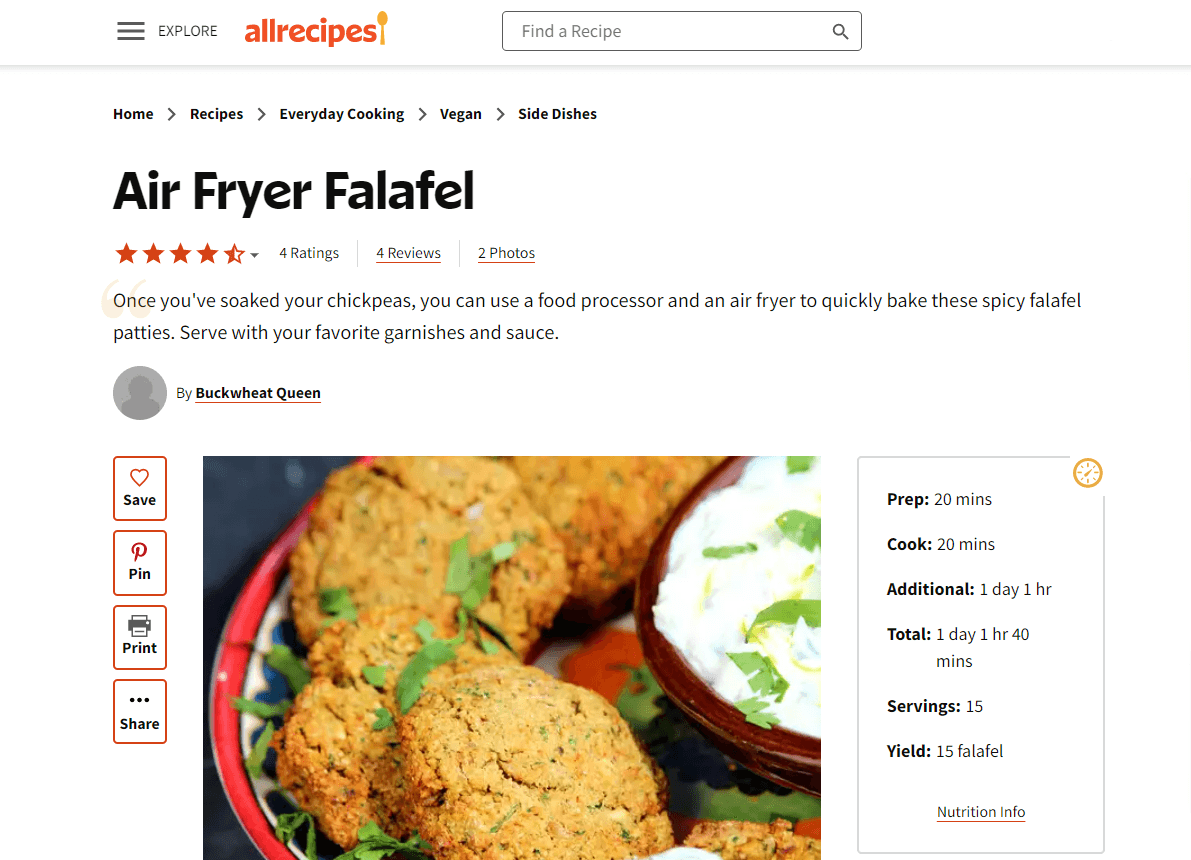AllRecipes Scraper