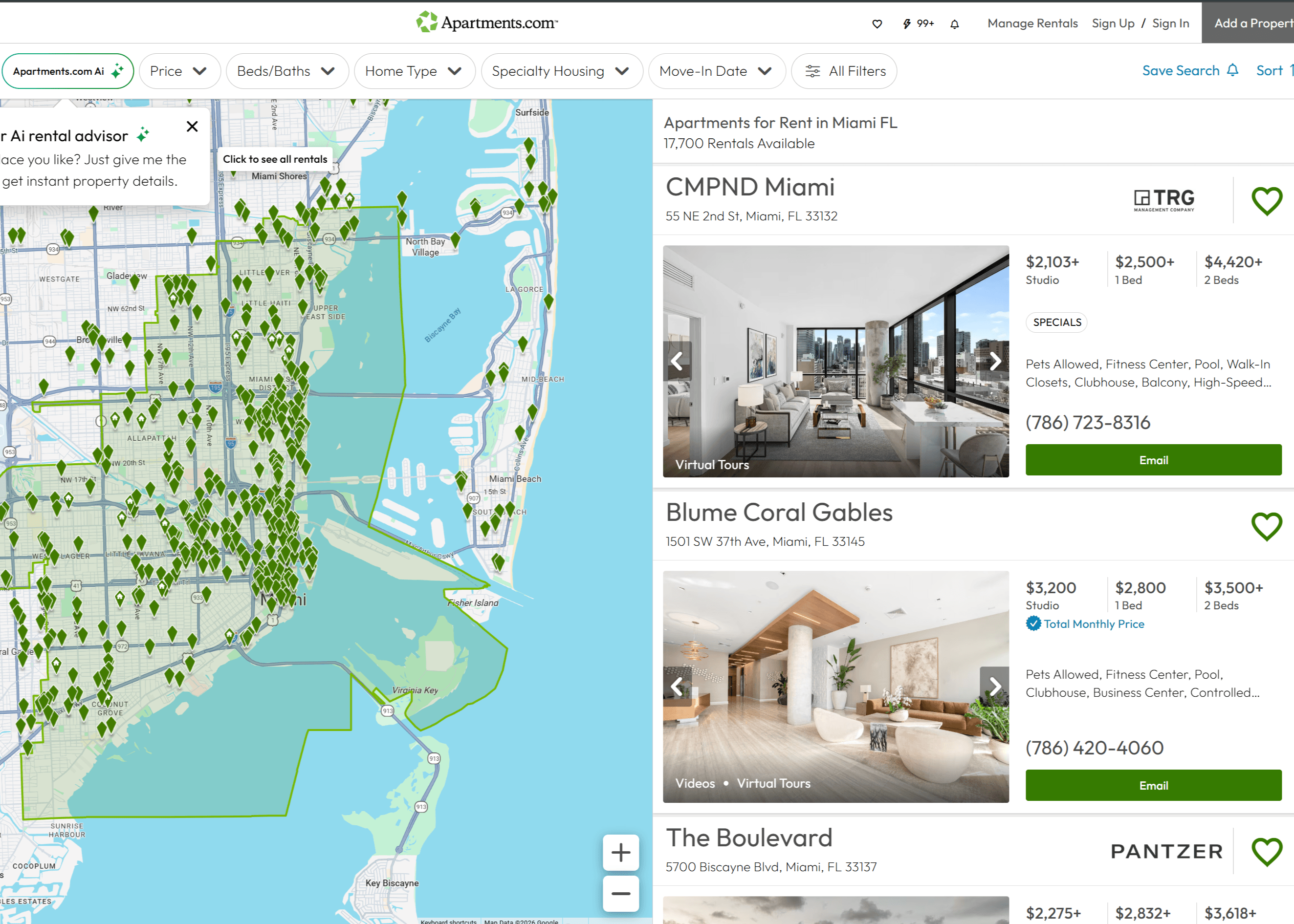 Apartments.com Rental Listings Scraper