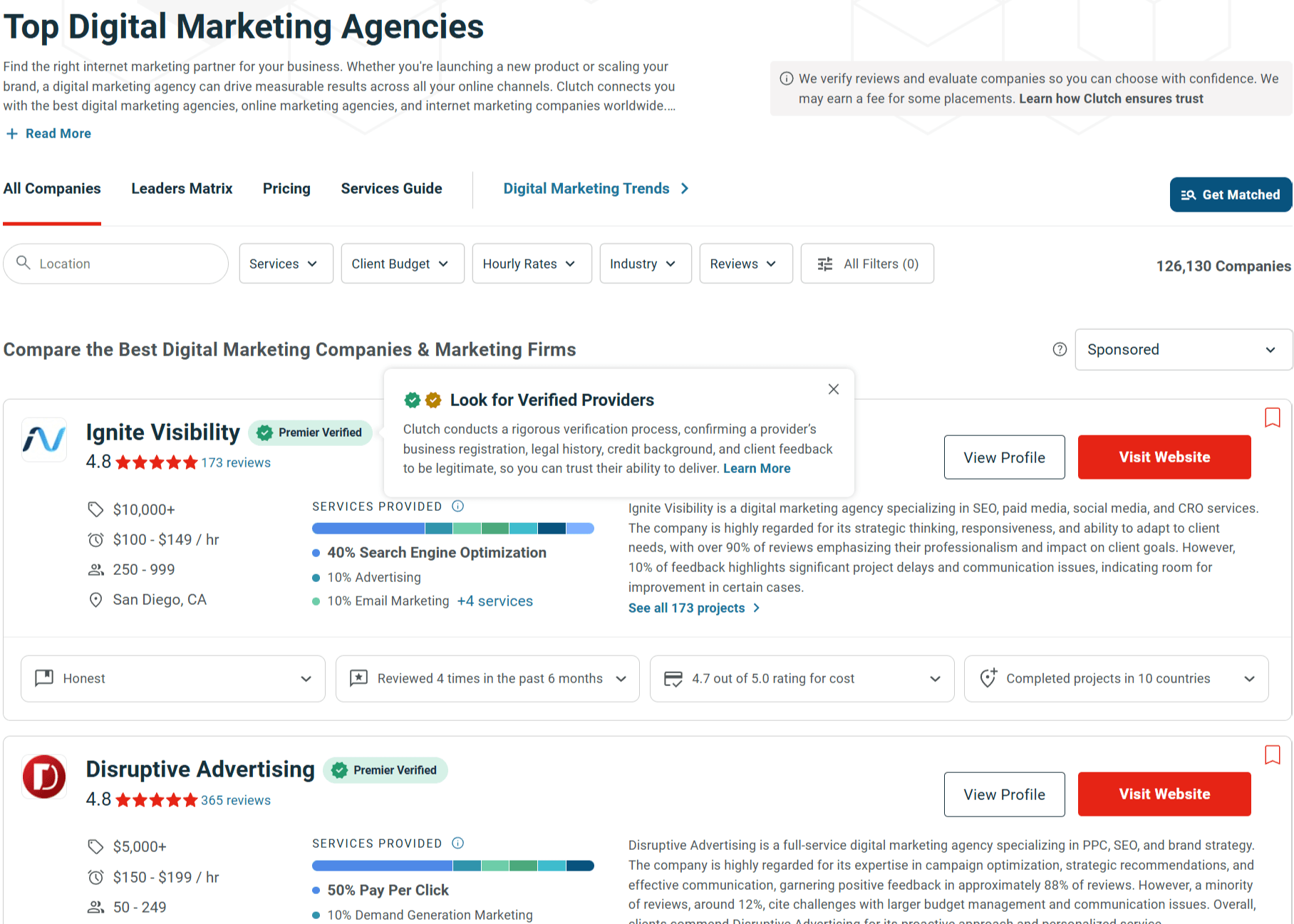 Clutch Agency Directory Scraper