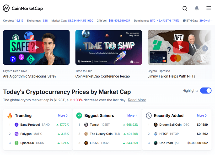 Crypto Market Scraper