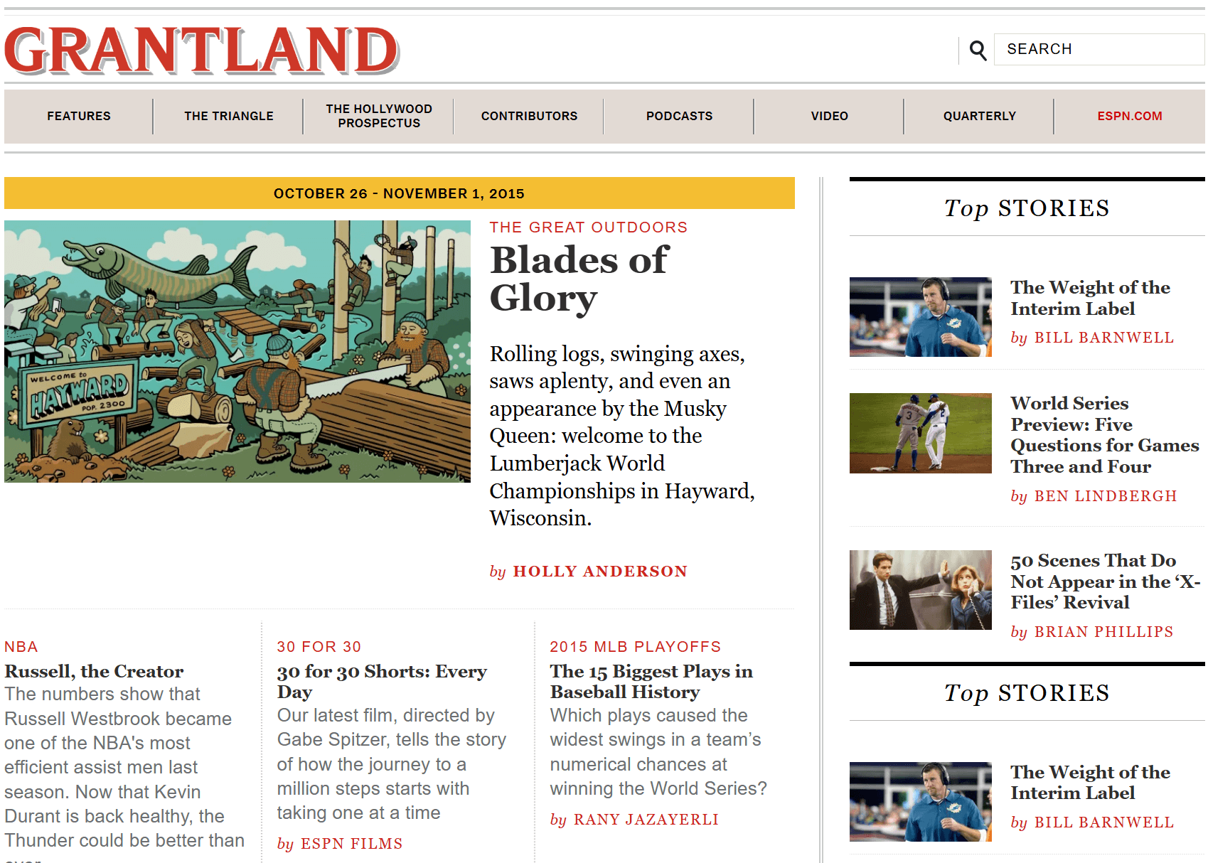 Grantland Full Site Archive