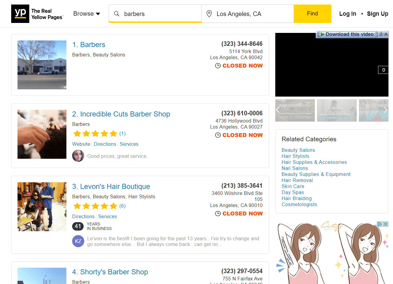 Yellowpages Scraper